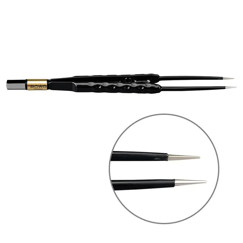 Біполярний пінцет, антипригарний, округла рукоятка, прямий, 180 мм, 0.6 мм. BOWA-electronic GmbH & Co. KG